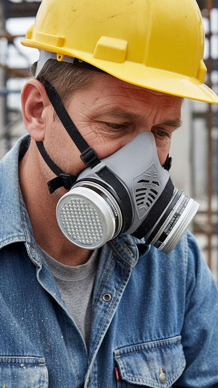Protección respiratoria para tareas industriales