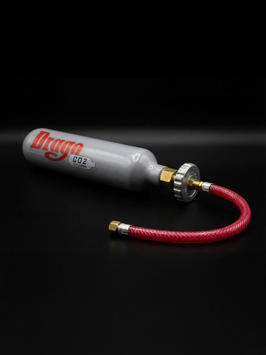 Inflador de CO2 Drago con manguera y conexión