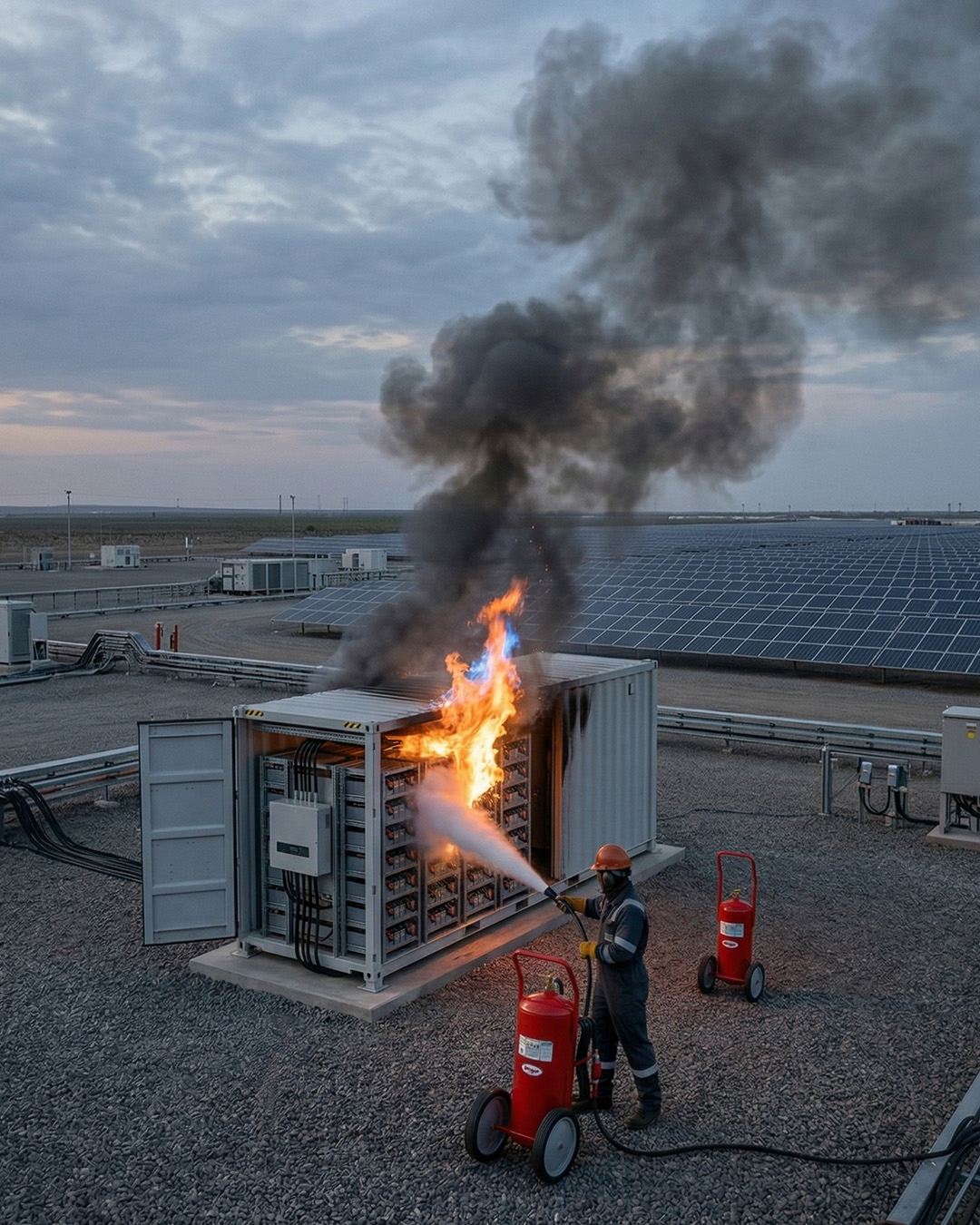 Protección de sistemas solares con almacenamiento de baterías