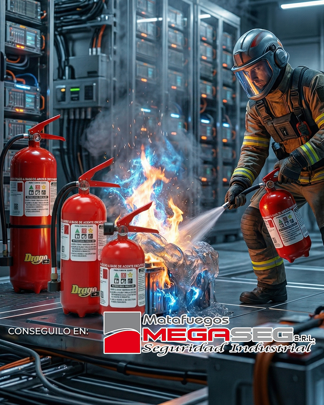 Protección contra incendios de baterías en equipos tecnológicos